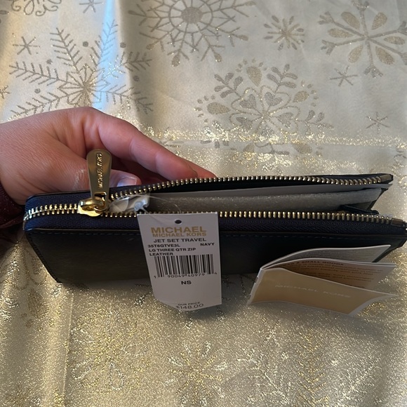 MICHAEL Michael Kors Navy Wallet - Picture 8 of 10